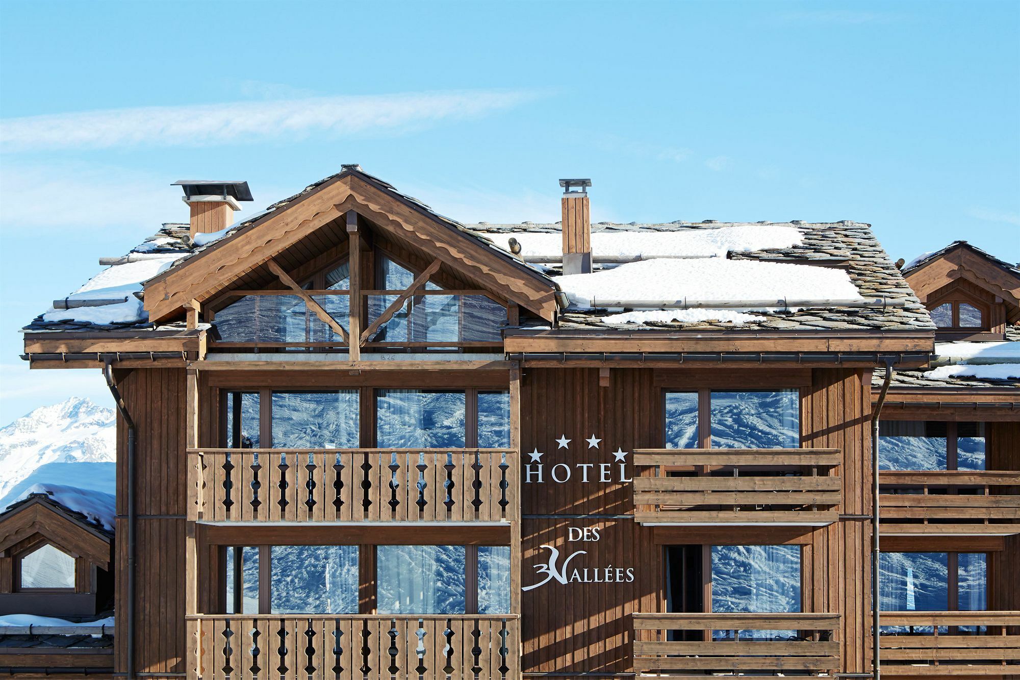 Hotel Des Trois Vallees 谷雪维尔 外观 照片