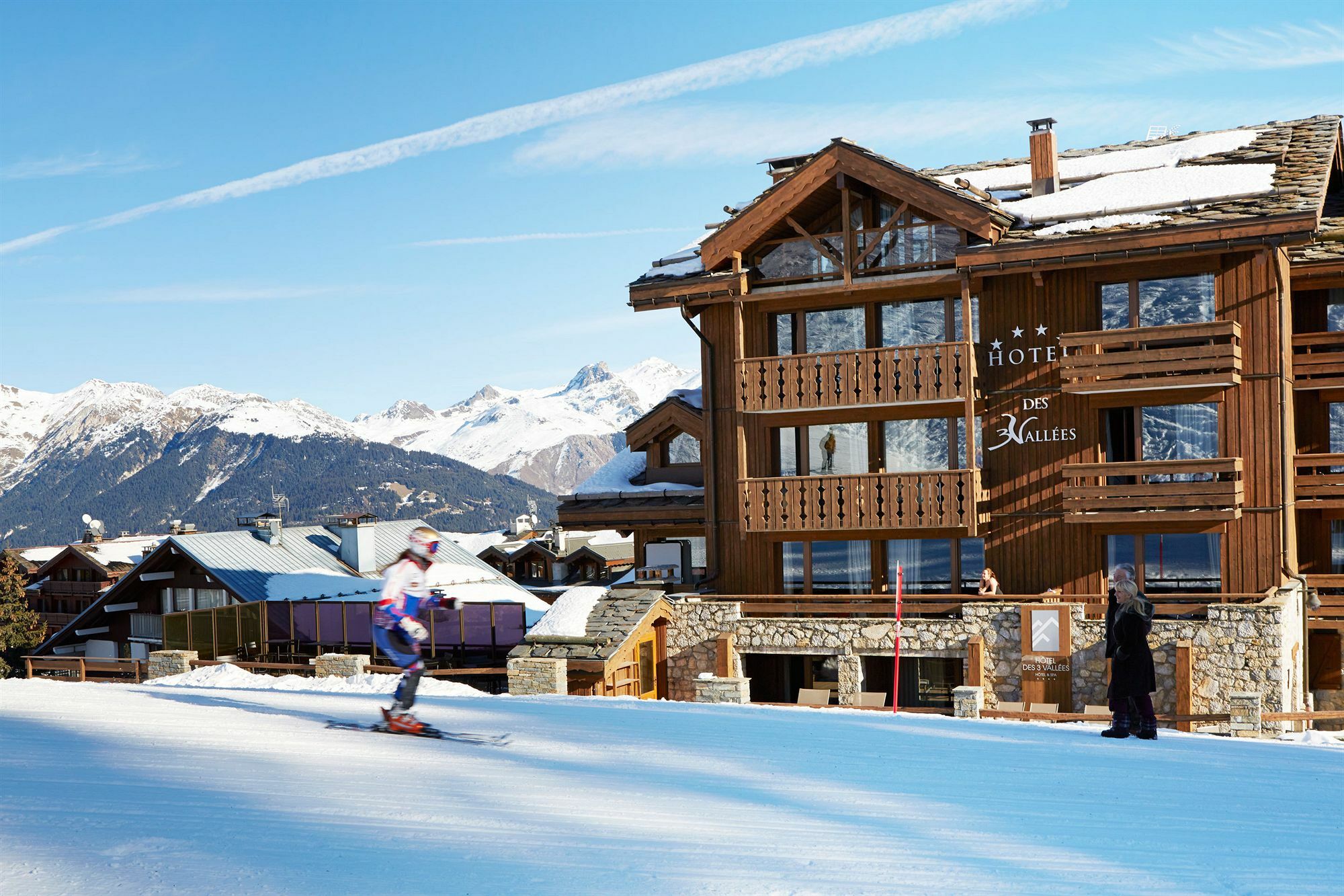 Hotel Des Trois Vallees 谷雪维尔 外观 照片